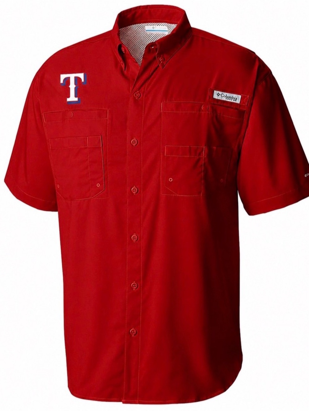 Columbia Sportswear Men's Texas Rangers Short Sleeve Shirt